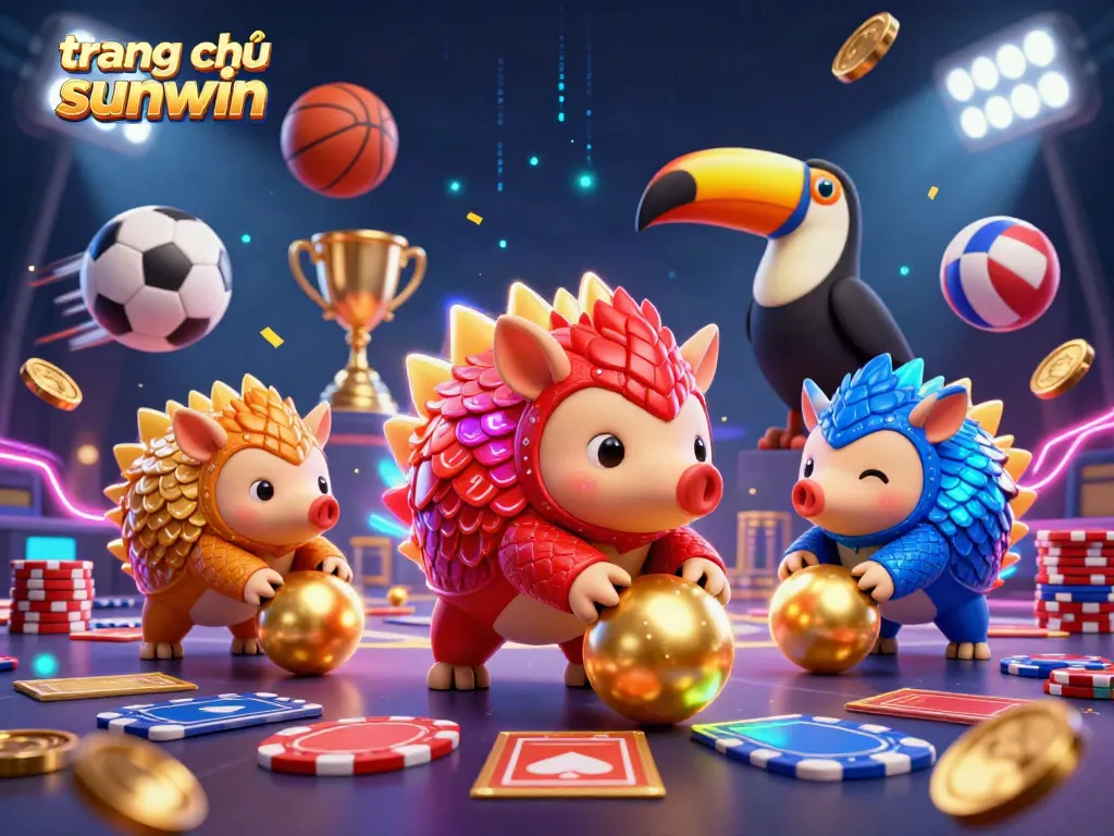 Engage with the excitement of trang chủ sunwin featuring vibrant pangolins and dynamic gambling elements.