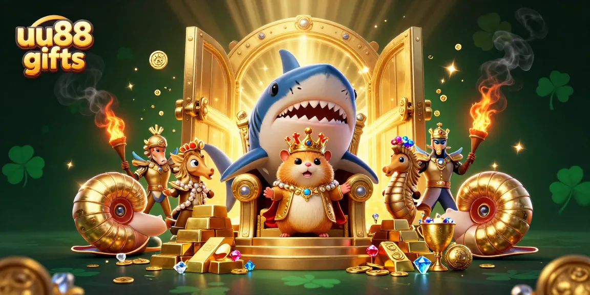 uu88 gifts inspire excitement with a vibrant 3D casino-themed illustration featuring fortune and gaming fun.